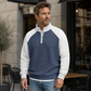 🩵60% OFF🩵Men's Waffle-Knit Quarter-Zip T-Shirt