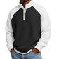 🩵60% OFF🩵Men's Waffle-Knit Quarter-Zip T-Shirt
