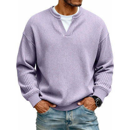 🔥LAST DAY SALE 60% OFF !!📣Layered Comfort Waffle Tee