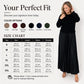 🌸LAST DAY-50% OFF!!💃Effortless Elegance | Women's Pleated Round-Neck Maxi Dress