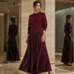 🌸LAST DAY-50% OFF!!💃Effortless Elegance | Women's Pleated Round-Neck Maxi Dress