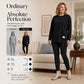 Women's Split Long Sleeve Top & Pants Set