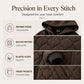 Women's Quilted Hooded Spliced Jacket