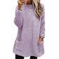 🍂50% OFF☁️Women's Warm Crew Neck Long Sleeve Top