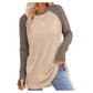 ✨Best Seller-50% OFF💐Women's Casual Crewneck Long Sleeve Top With Thumb Holes and Curved Hem