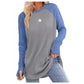 ✨Best Seller-50% OFF💐Women's Casual Crewneck Long Sleeve Top With Thumb Holes and Curved Hem