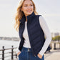 💫Hot Sale-50% OFF💖Women's Quilted Stand Collar Puffer Vest