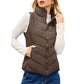 💫Hot Sale-50% OFF💖Women's Quilted Stand Collar Puffer Vest