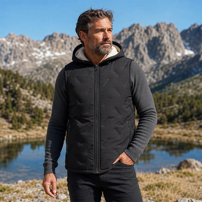 Men's Winter Warm Hooded Vest