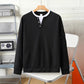 ⏳LAST DAY SALE 50% OFF✨🍂Men's Waffle Knit Fake Two-Piece Henley Top
