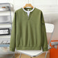 ⏳LAST DAY SALE 50% OFF✨🍂Men's Waffle Knit Fake Two-Piece Henley Top