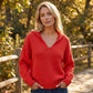 💕Hot Sale-50% Off🎁Women's V-Neck Lapel Collar Knit Sweater