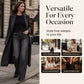 Comfortable All Day, Flattering Every Day | High-Rise Wide-Leg Stretch Jeans