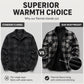 Men's Winter Thermal Plaid Shirt Jacket