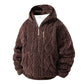 Men's Winter Warm Cable Knit Hoodie