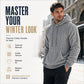 Men's Winter Warm Cable Knit Hoodie