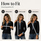 🔥Hot Sale-50% OFF🩵Women's Denim Collar Long Sleeve Patchwork Knit Top