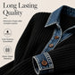🔥Hot Sale-50% OFF🩵Women's Denim Collar Long Sleeve Patchwork Knit Top