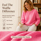 💖New Arrival-50% OFF💖Women's Waffle Knit Loose‑Fit Sweatshirt