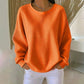 💖New Arrival-50% OFF💖Women's Waffle Knit Loose‑Fit Sweatshirt