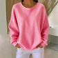 💖New Arrival-50% OFF💖Women's Waffle Knit Loose‑Fit Sweatshirt