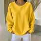 💖New Arrival-50% OFF💖Women's Waffle Knit Loose‑Fit Sweatshirt