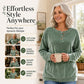 Women's Golden Velvet Sweatshirt
