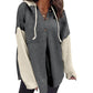 Men's Casual Patchwork Hooded Jacket