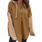 Men's Casual Patchwork Hooded Jacket
