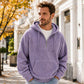 🎁New Arrival-50% OFF✨Men's Casual Half-Zip Corduroy Hoodie