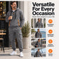 Men's Warm Half-Zip Hoodie & Cargo Pants Set