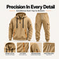 Men's Warm Half-Zip Hoodie & Cargo Pants Set