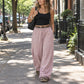 Women's Casual Leopard Print Patchwork Sweatpants