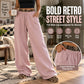 Women's Casual Leopard Print Patchwork Sweatpants