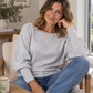 Women's Casual Batwing Sleeve Sweater