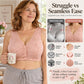 🌸Women's Plus Size Front Button Floral Print Wireless Bra