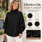 🔥Hot Sale-50% OFF💛Women's Turtleneck Batwing Sleeve Knit Sweater