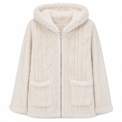 💖Limited-Time Sale💖 ❄️Women's Casual Plush Solid Color Cardigan🧸