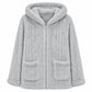 💖Limited-Time Sale💖 ❄️Women's Casual Plush Solid Color Cardigan🧸