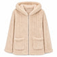 💖Limited-Time Sale💖 ❄️Women's Casual Plush Solid Color Cardigan🧸
