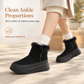 Women's Winter High Top Snow Boots Warm Plush Lined Thick Sole Casual Platform Shoes