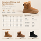 Women's Winter High Top Snow Boots Warm Plush Lined Thick Sole Casual Platform Shoes