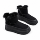 Women's Winter High Top Snow Boots Warm Plush Lined Thick Sole Casual Platform Shoes