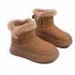 Women's Winter High Top Snow Boots Warm Plush Lined Thick Sole Casual Platform Shoes