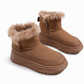 Women's Winter High Top Snow Boots Warm Plush Lined Thick Sole Casual Platform Shoes