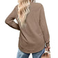 🔥🔥BLACK FRIDAY EARLY ACCESS 🖤✨ 50% OFF | Women's Crewneck High-Low Hem Long Sleeve Tunic Top, Casual Loose Layering Shirt ✨