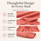 🧶Cozy Head Coverage, Customizable Fit💖Women's Casual Hooded Sweater With Drawstring