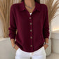 🎉Hot Sale-50% OFF🩷Women's Collared Button-Down Knit Cardigan