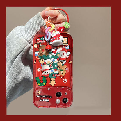 🔥Christmas sale🎄Christmas Tree Pendant Flip Mirror Case Cover For iPhone🎅