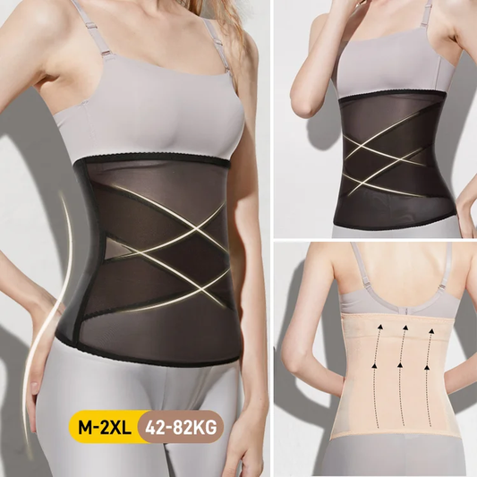 🔥Hot Sale🔥Cross Mesh Girdle for Waist Shaping